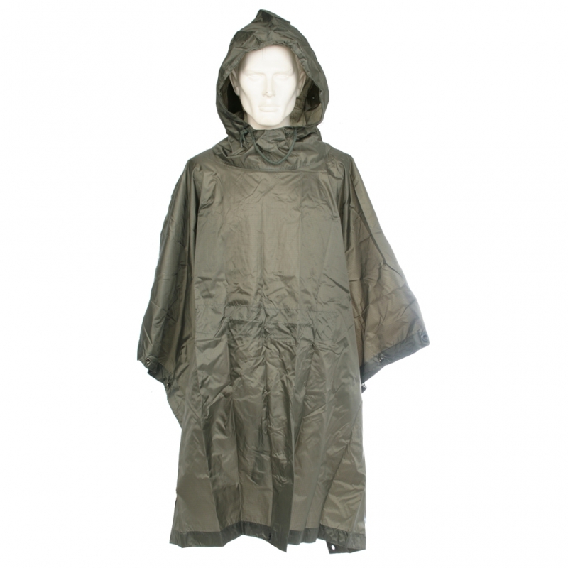 Poncho Impermeabile Unisex Con Strisce Riflettenti - Per Trekking E Pesca - Foto 7