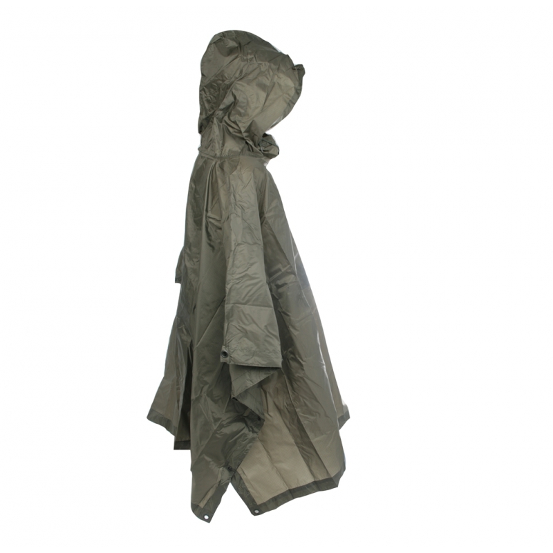 Poncho Impermeabile Unisex Con Strisce Riflettenti - Per Trekking E Pesca - Foto 10