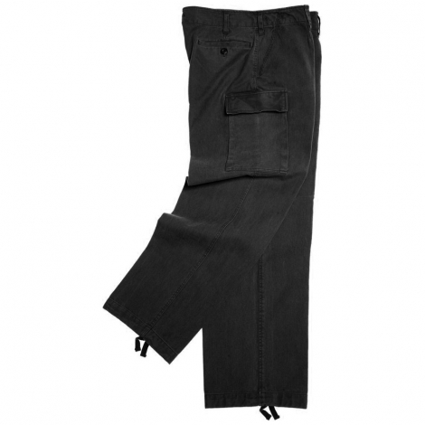 Pantalone Caccia Moleskin Militare Nero - PXPrato