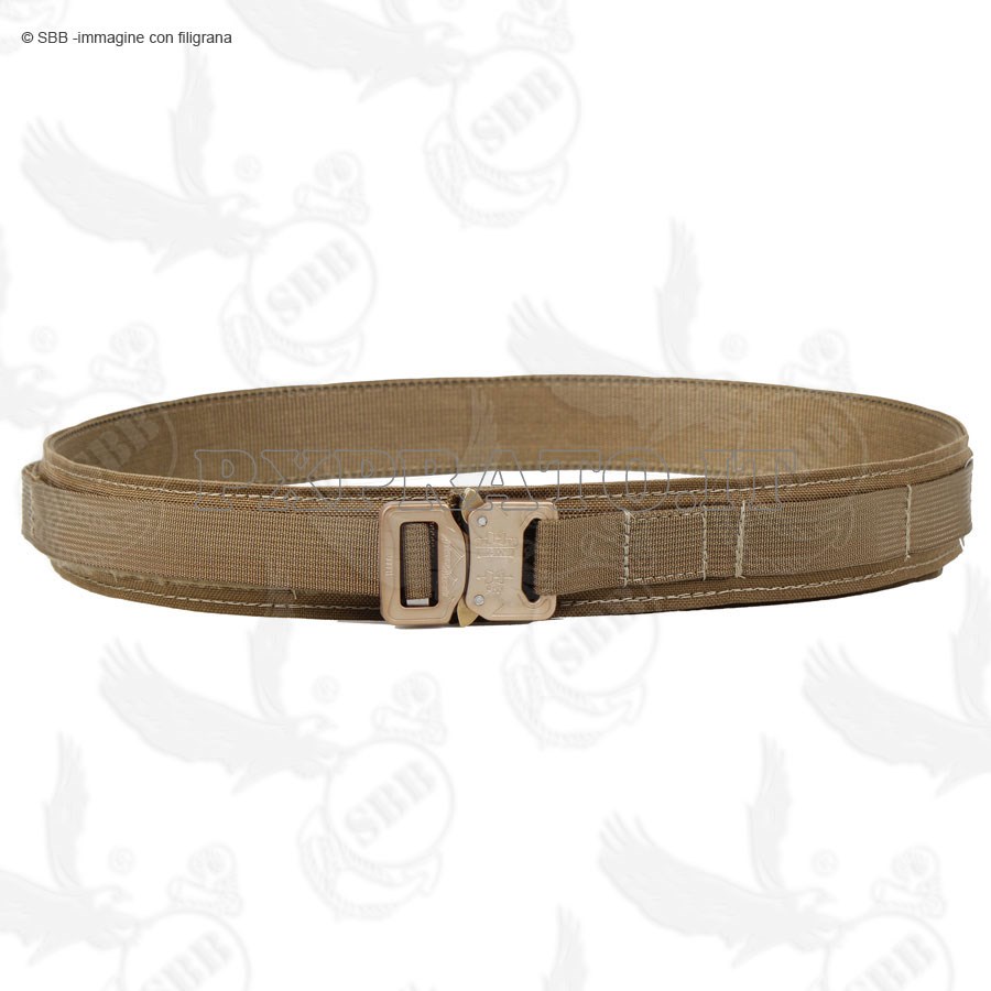 CINTURA GUCCI VINTAGE BANDA WEB E PELLE MARRONE FIBBIA ORO ARGENTO CON LOGO DOUBLE FACE MISURA 95