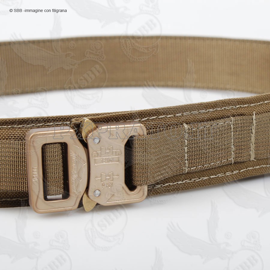 Condor Gen II Battle Belt – Cintura Tattica Sagomata Coyote Brown, Taglie S/M/L, Con Imbottitura E Anelli D
