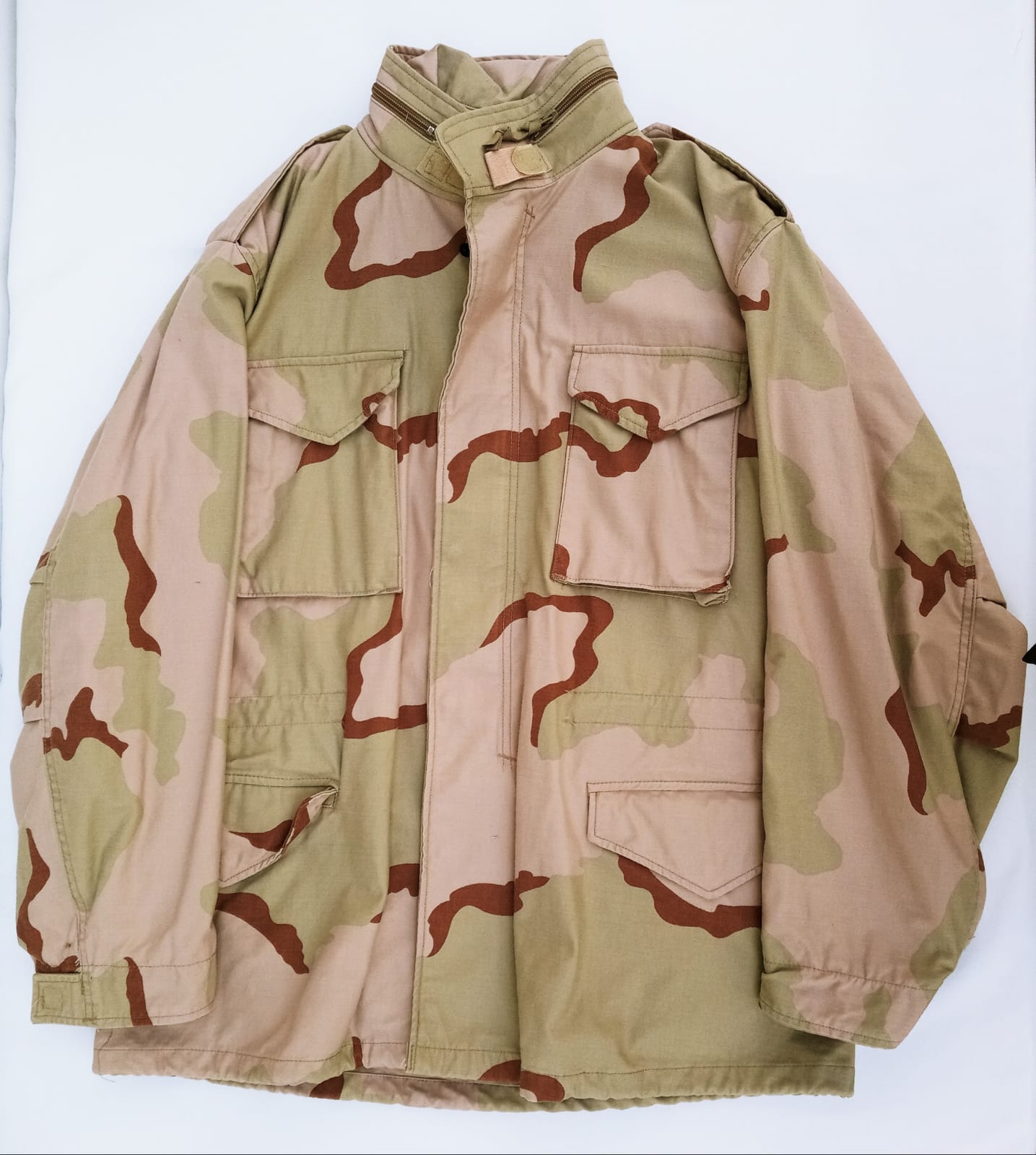 Field Jacket M65 US Army Mimetica Desert 3 Col LL PXPrato