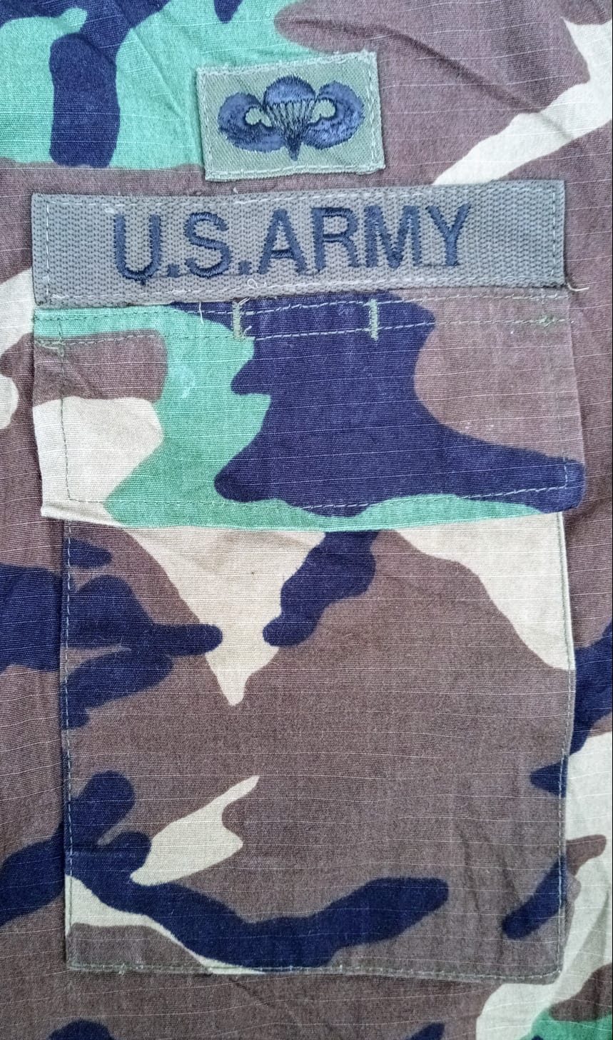 Camicia Da Campo US Army Woodland Mimetica - Manica Lunga - Nuova