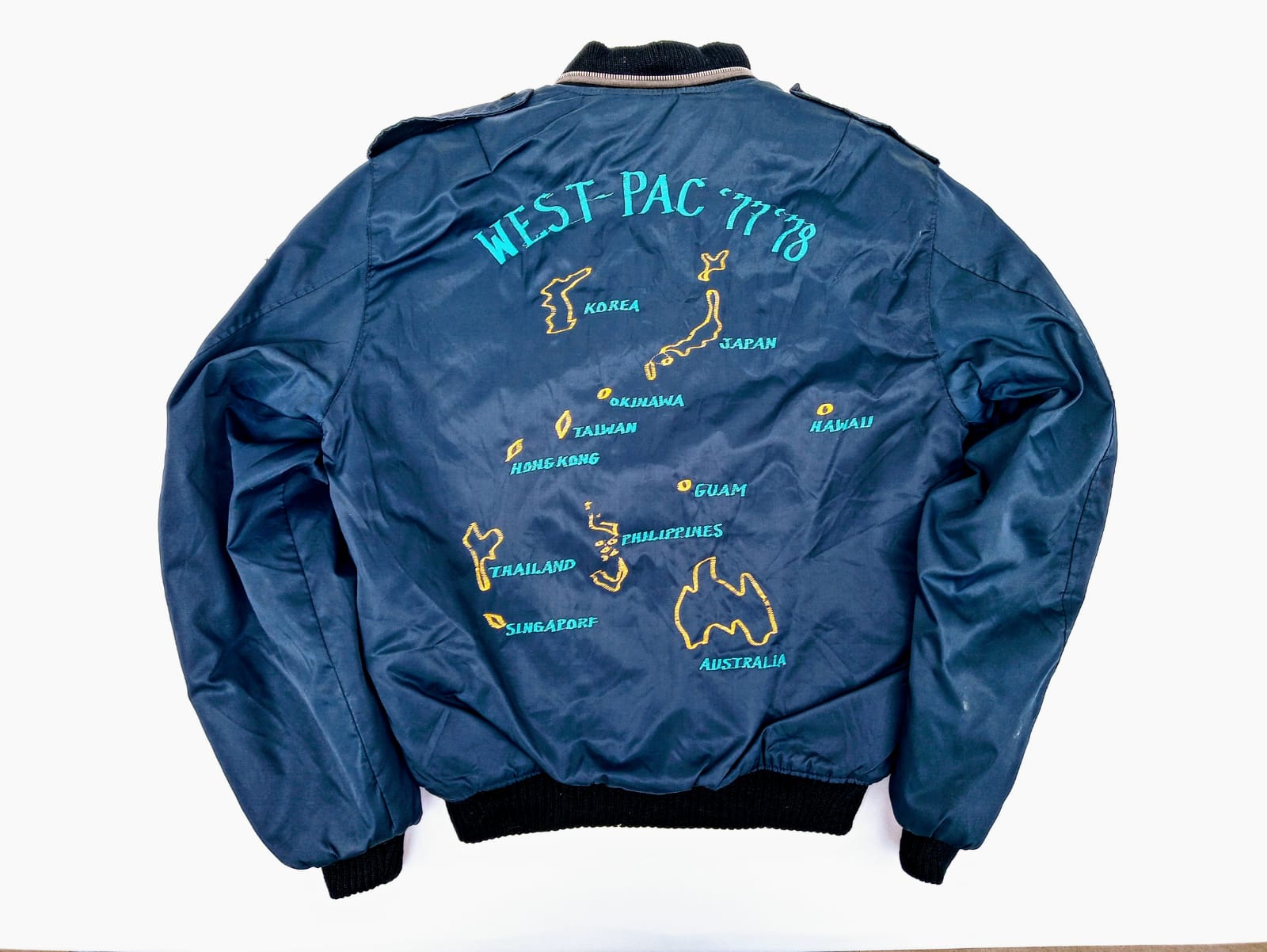 Us Navy Souvenir Jacket West Pac 7778 PXPrato