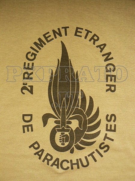 Maglietta Militare Legion Etrangere T-shirt Legione Straniera Francese 2° REP Ovale
